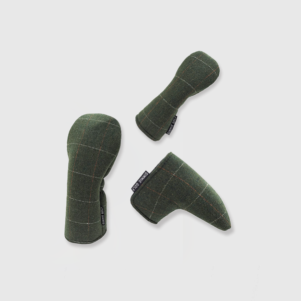 Bundle Set - 3 Tweed Golf Head Covers